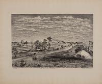 A group of four prints ( Golden Gate; Landscape with Cows; Minnesota Farmyard; Nice Day in Missouri )
