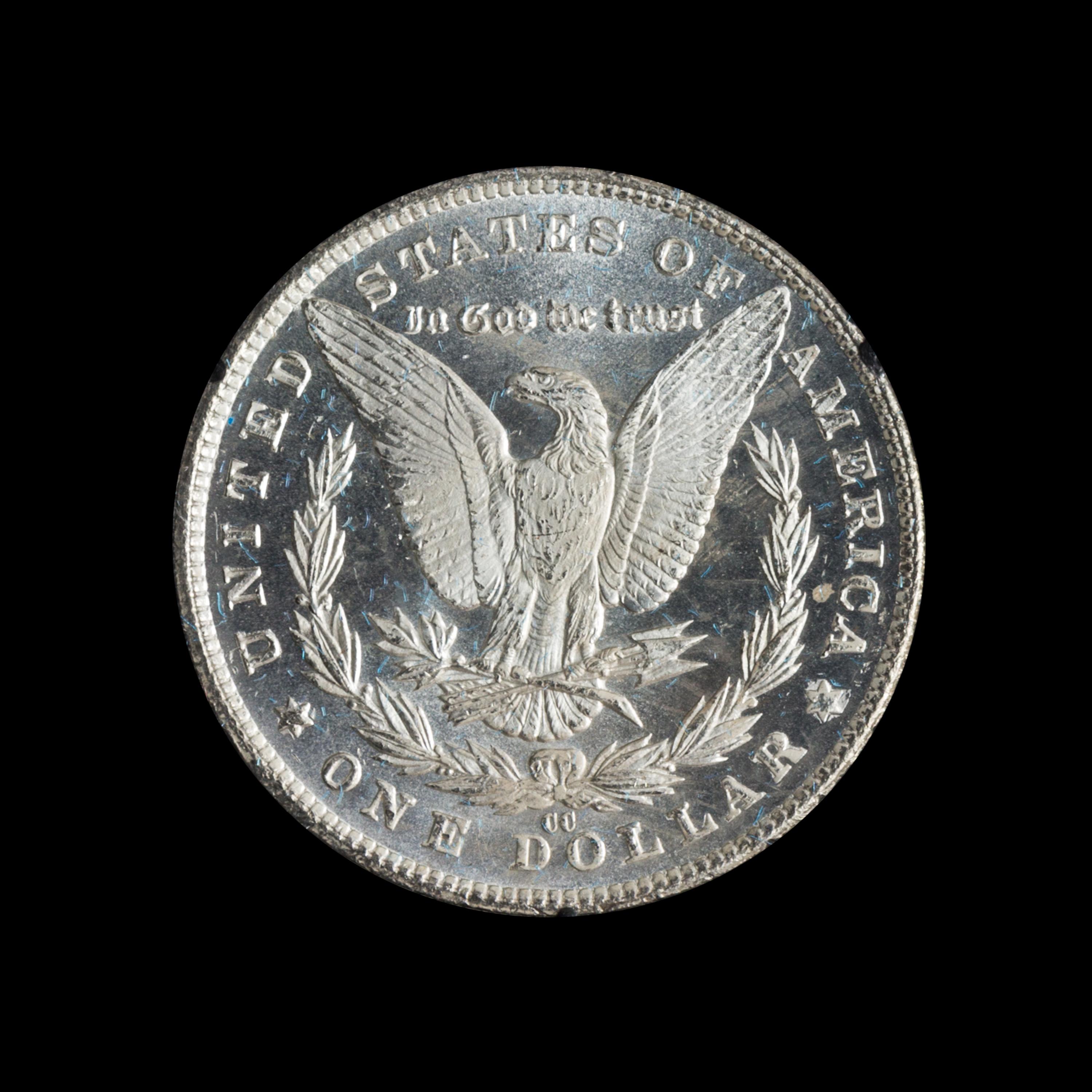 A United States 1881-CC GSA: Morgan Silver Dollar Coin