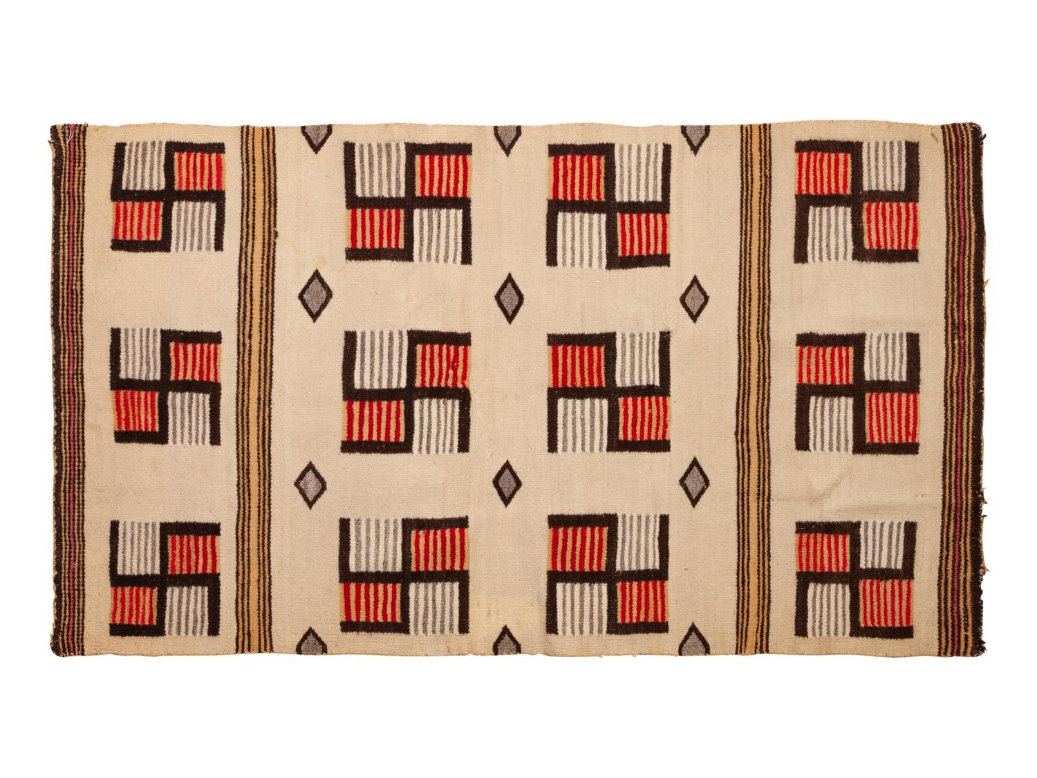 Navajo Regional Weaving, with whirling logs