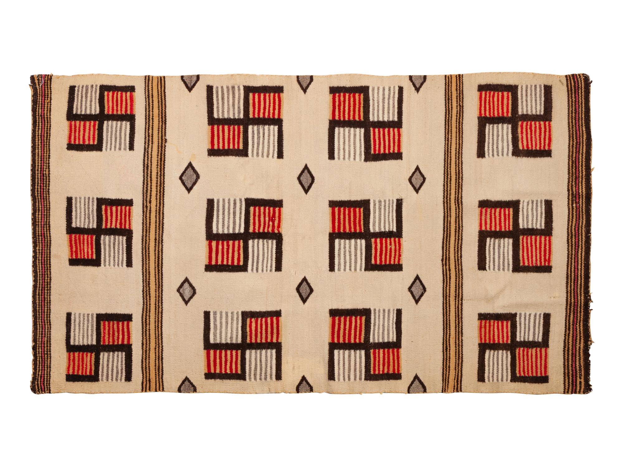 Navajo Regional Weaving, with whirling logs