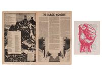 [African Americana] [Black Panthers] Group of 6 items involving the Black Panther Party and the Watts Riots