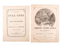 [CIVIL WAR]. 170+ Sheet music, incl. over 50 Civil War songs and many pre-Fire Chicago imprints.