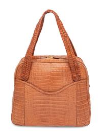 Nancy Gonzalez, Brown Crocodile Bag