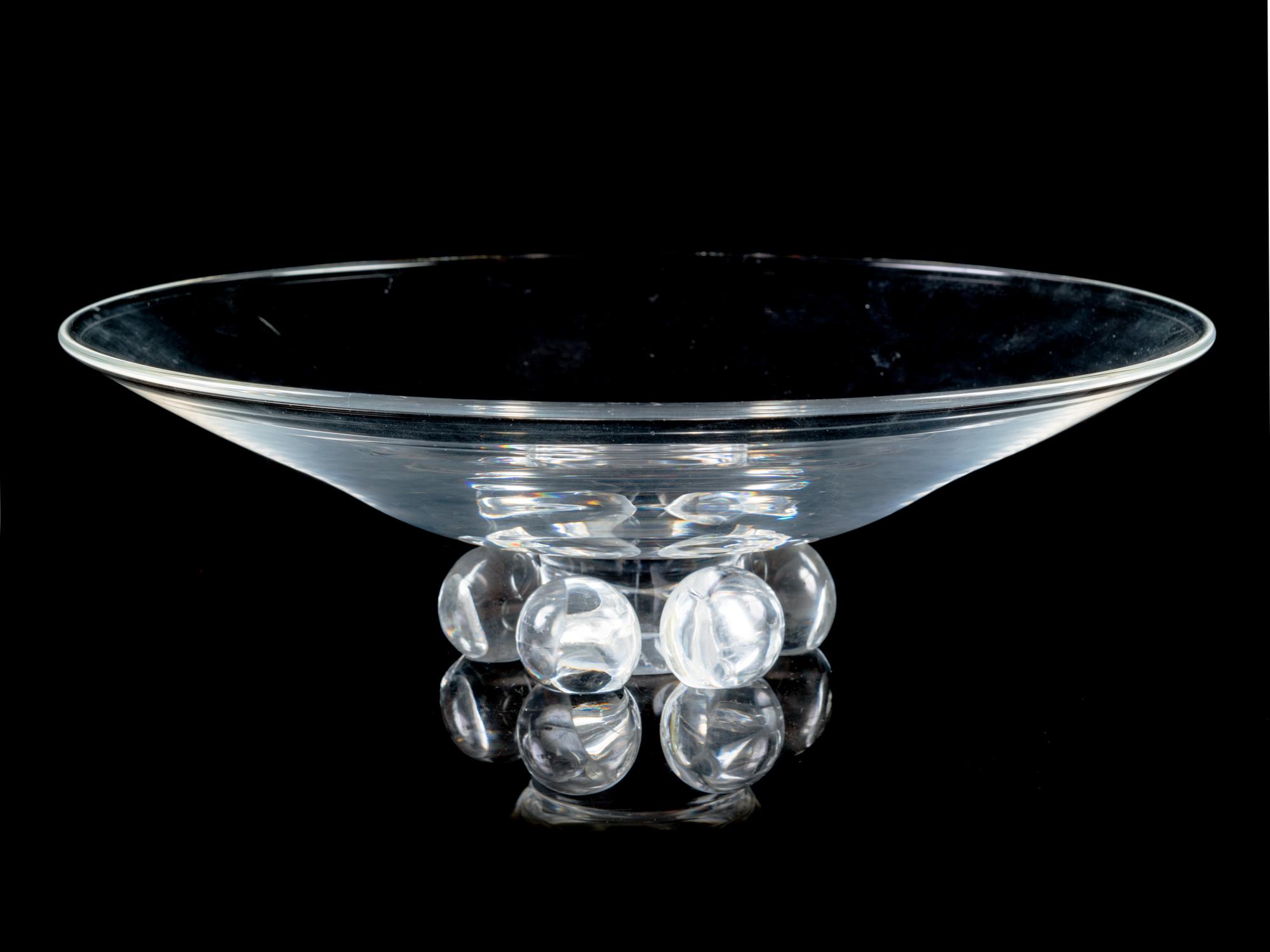 A Steuben Glass Center Bowl