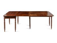 An American Classical Mahogany Dining Table