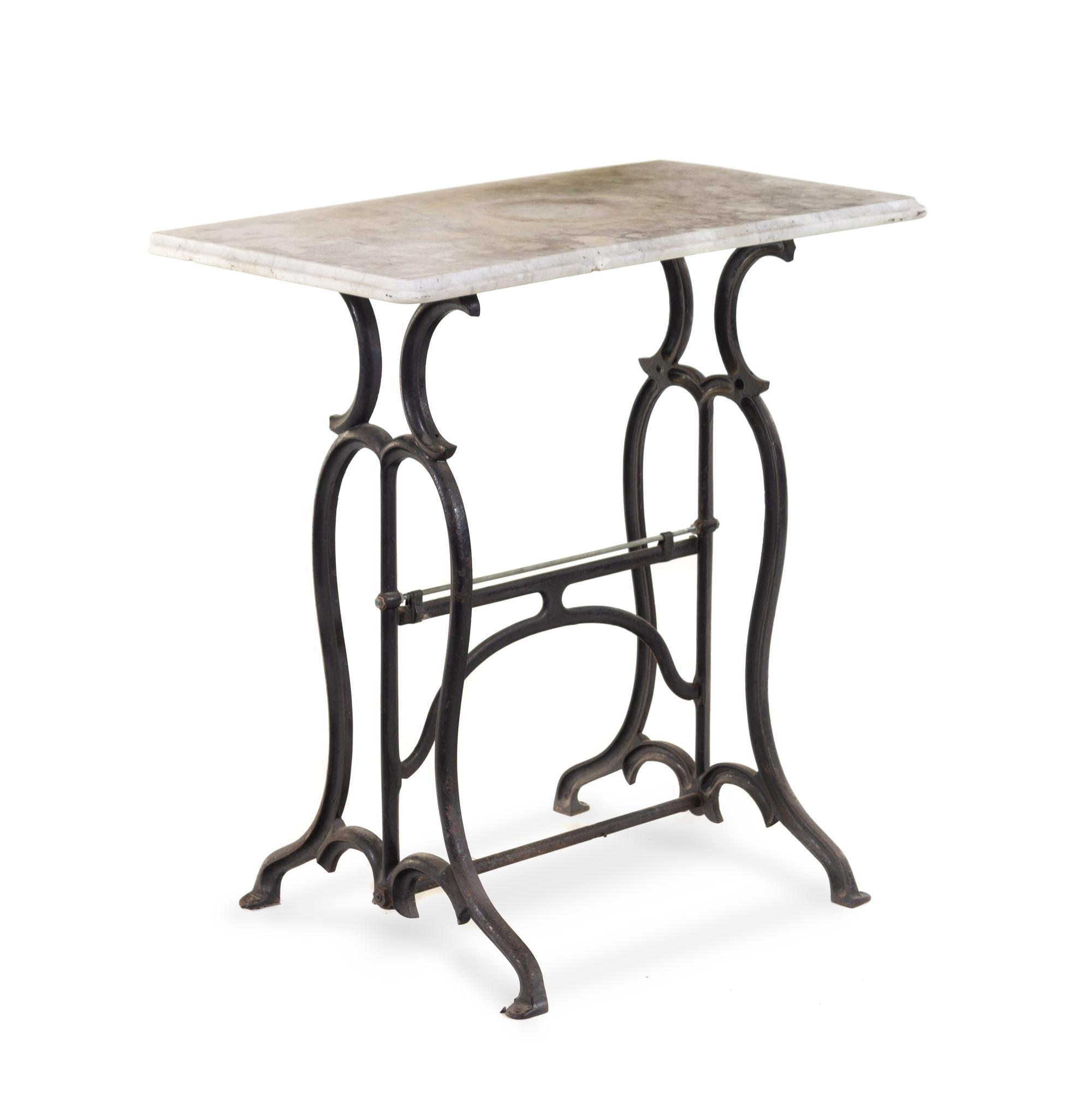 A Cast Iron Table Frame