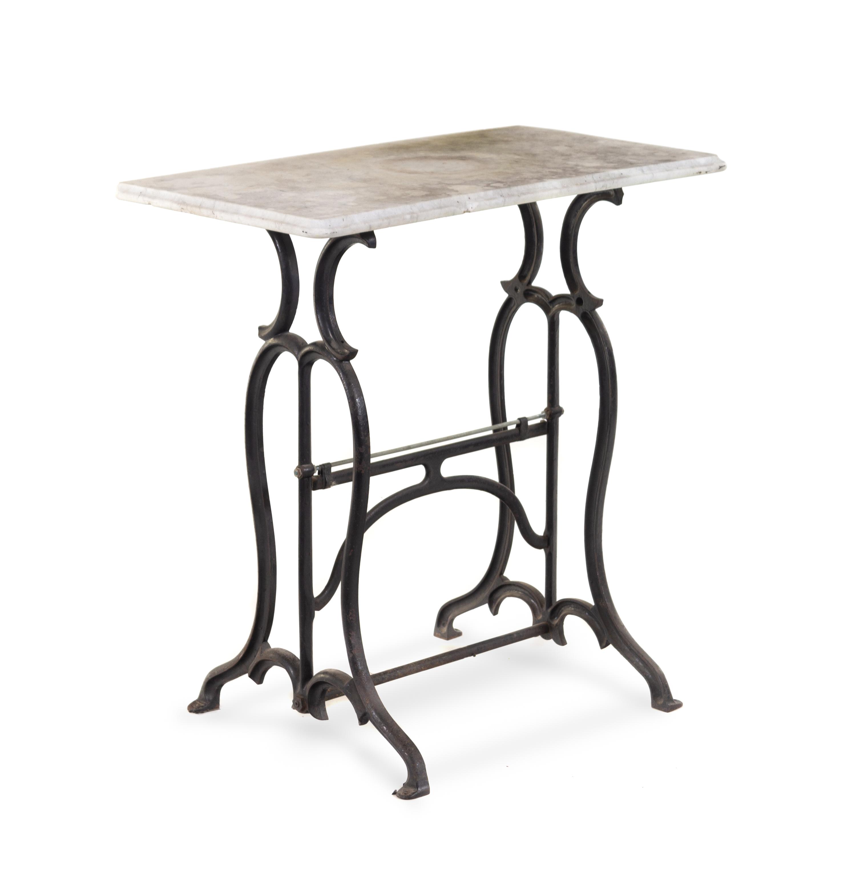 A Cast Iron Table Frame