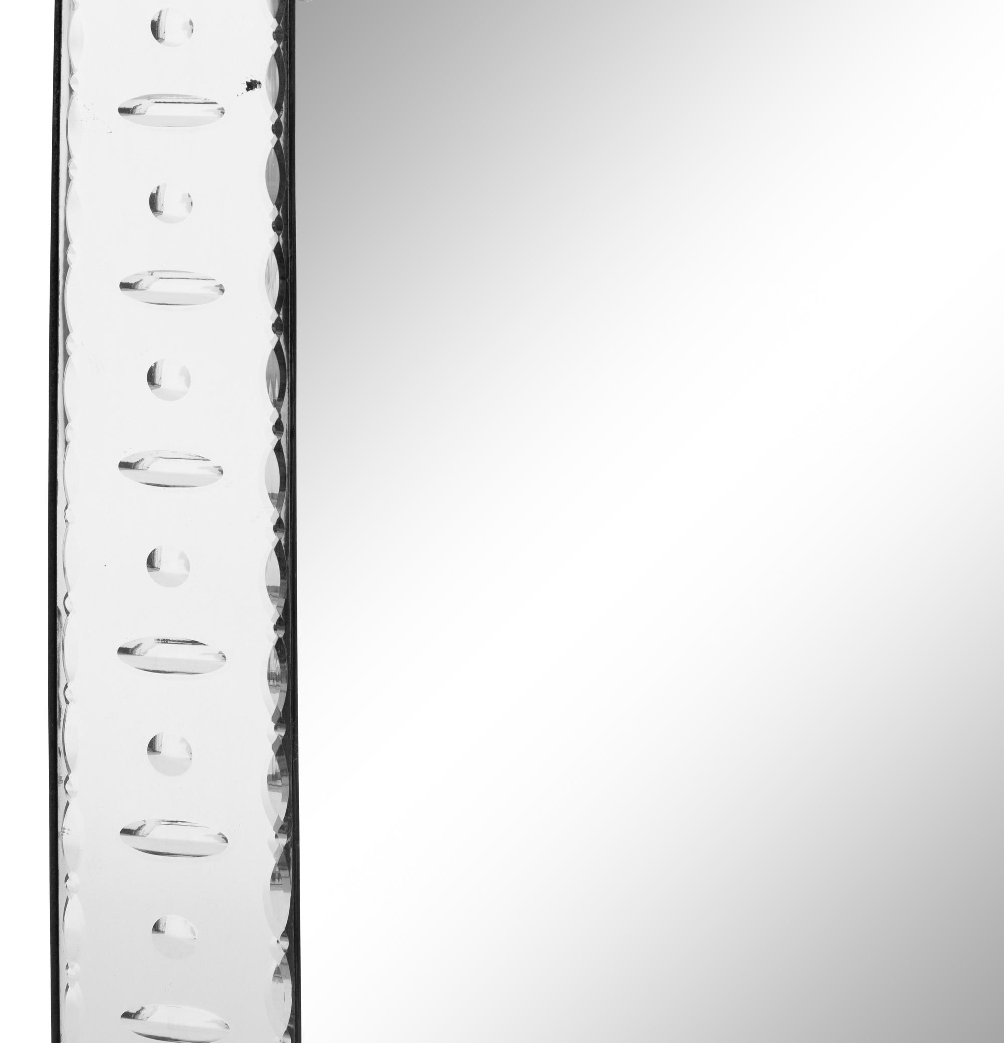 A Contemporary Etched Glass Mirror