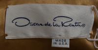 An Oscar de la Renta Gold Beaded Evening Jacket, Size 10.