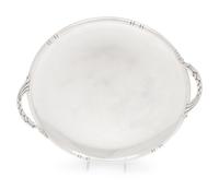 A Randahl Arts and Crafts Silver Serving Tray