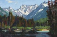 Jim Lamb, (American, b. 1946), Morning Shadows, Gold Creek, Washington, 1999