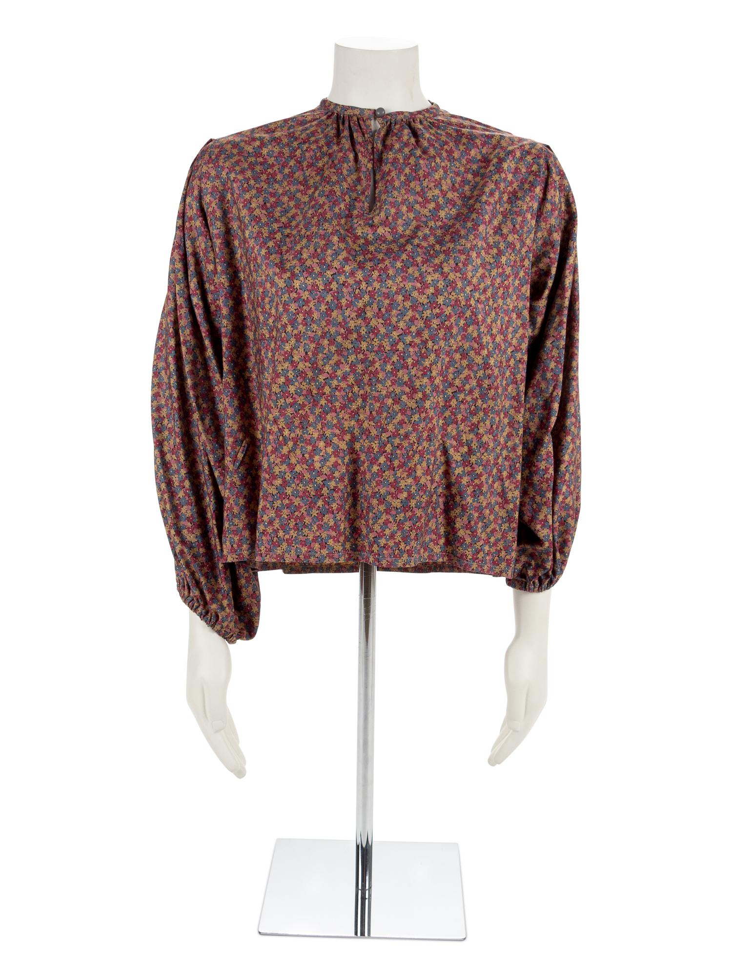 Two Saint Laurent Rive Gauche Blouses, 1980-90s