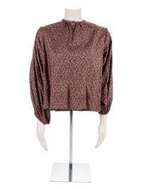 Two Saint Laurent Rive Gauche Blouses, 1980-90s