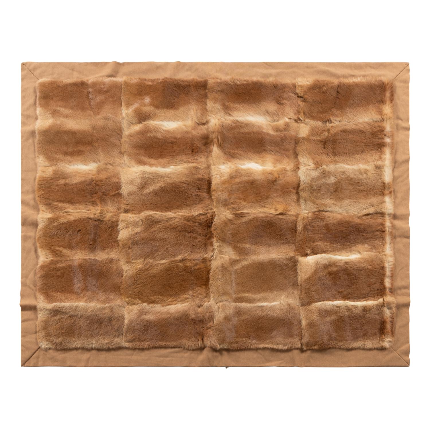 A Fur Throw Blanket