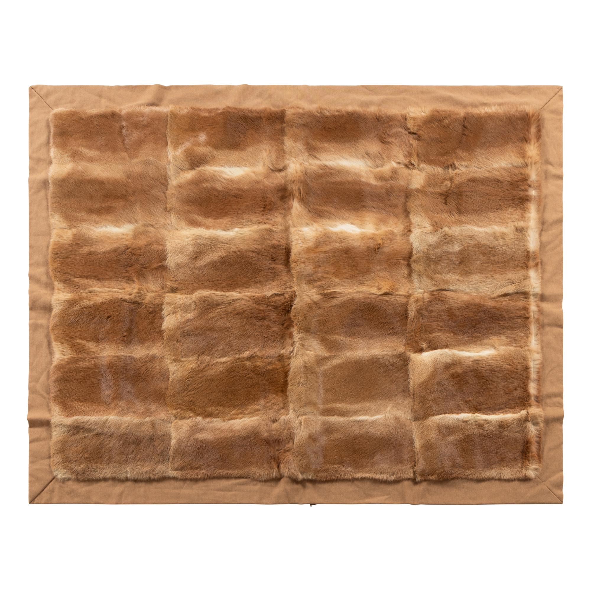 A Fur Throw Blanket