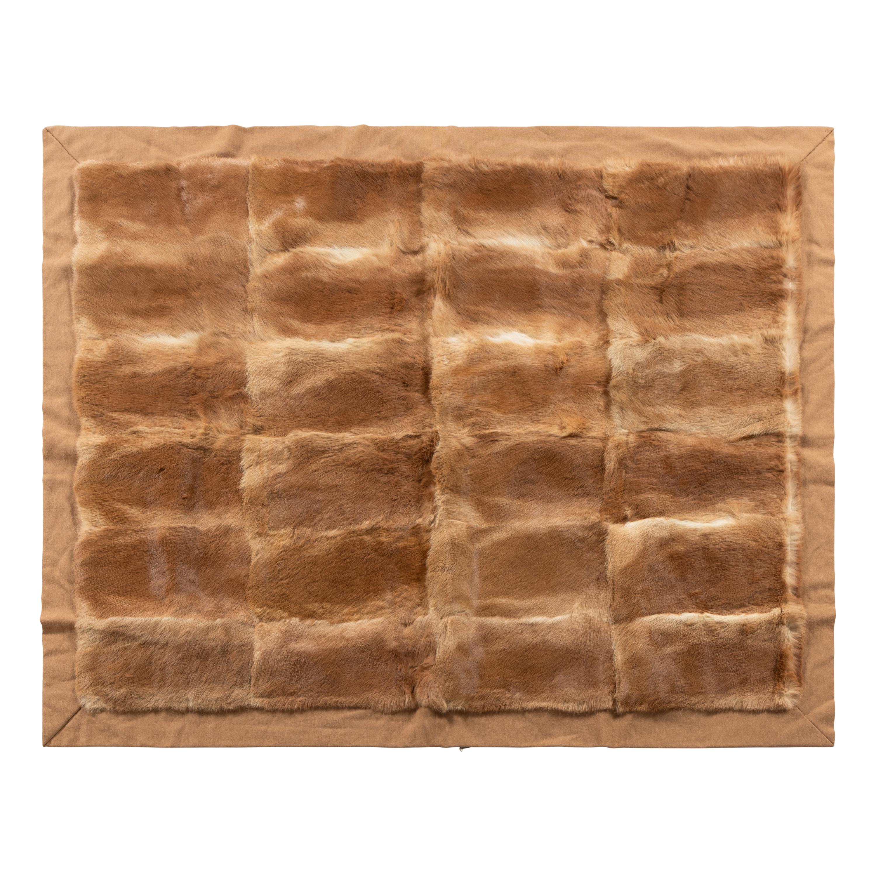 A Fur Throw Blanket