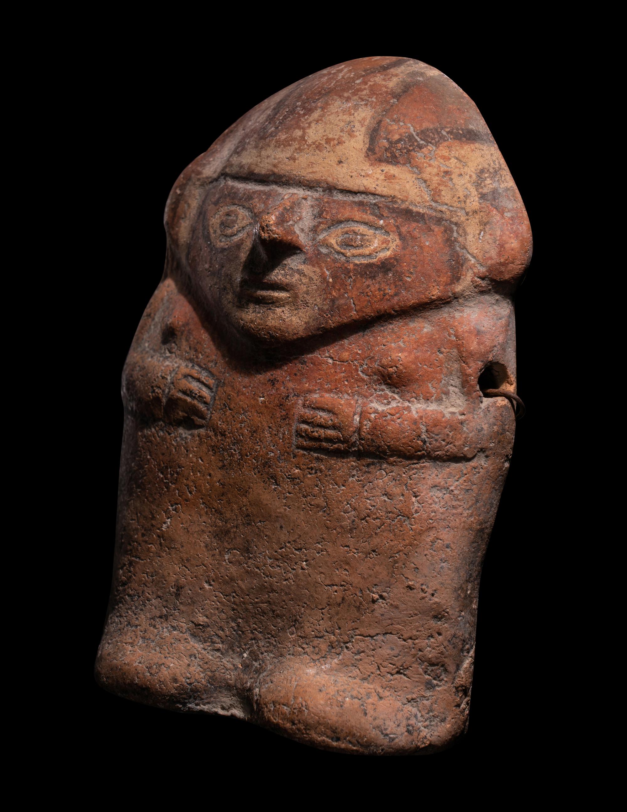 Three Chancay Polychrome Figures