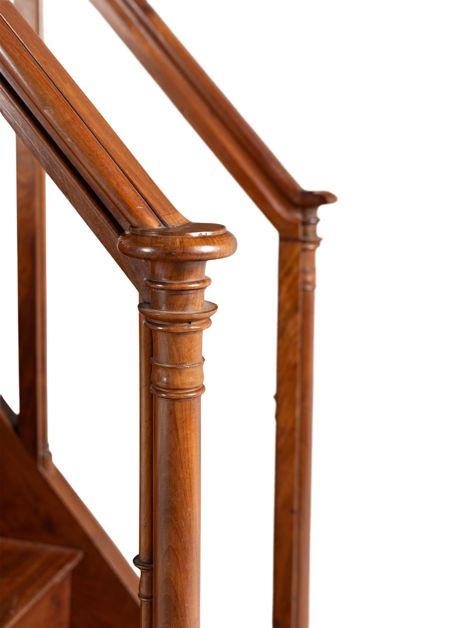 A William IV Mahogany Library Ladder
