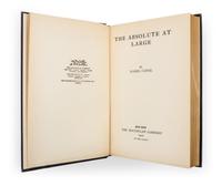 CAPEK, KAREL. The Absolute at Large. New York, 1927.