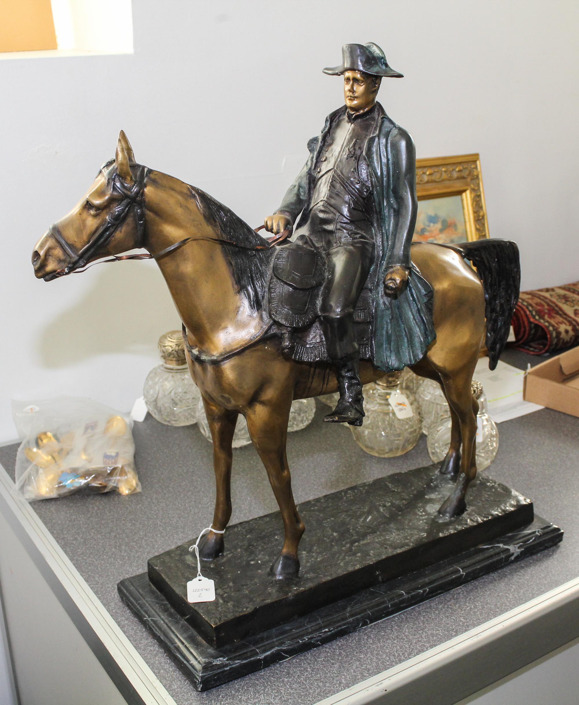A Continental Cold Painted Cast Metal Figural Group Height 21 inches. — AFTER LOUIS-MARIE MORISE