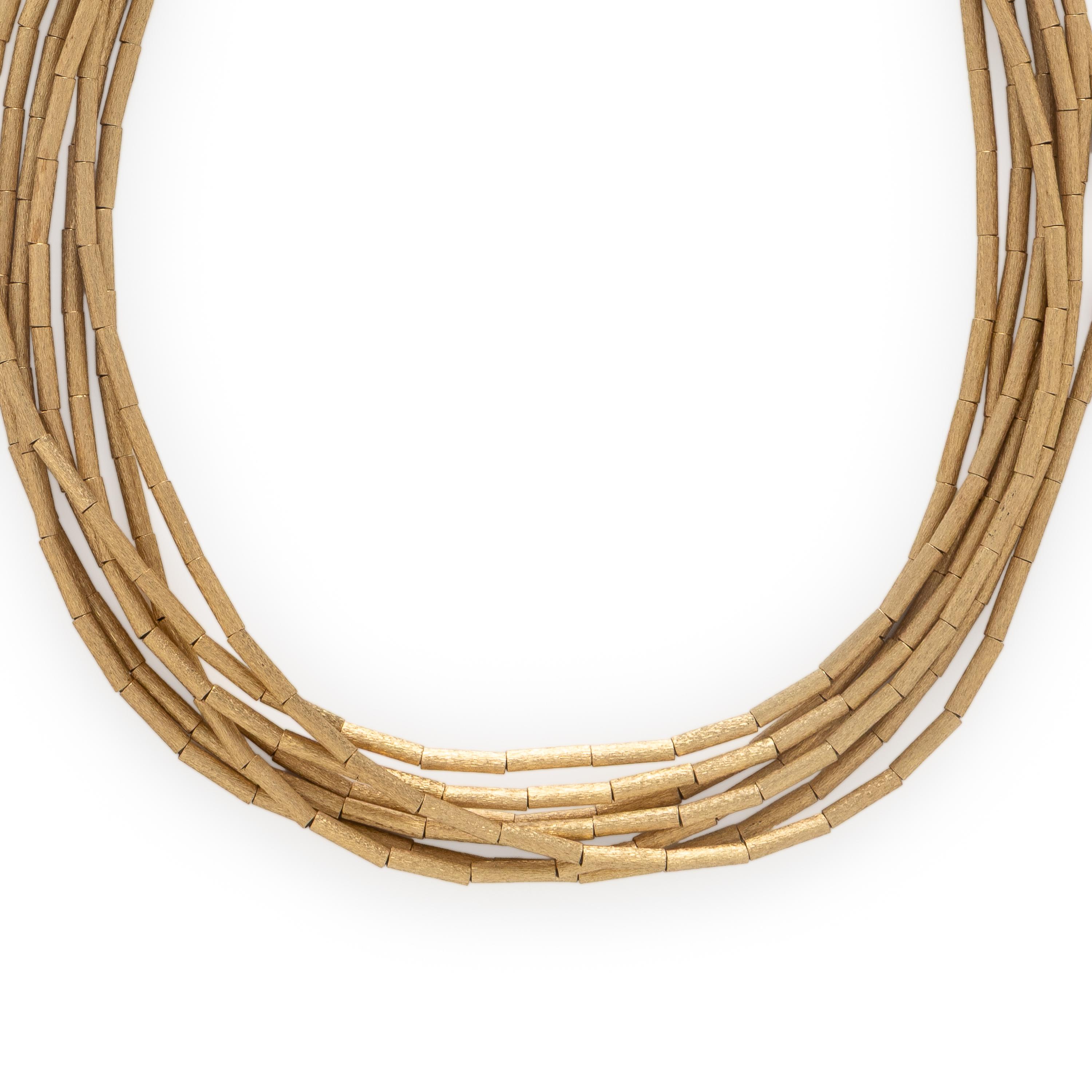 H. Stern, Brushed Yellow Gold Long Chain Necklace