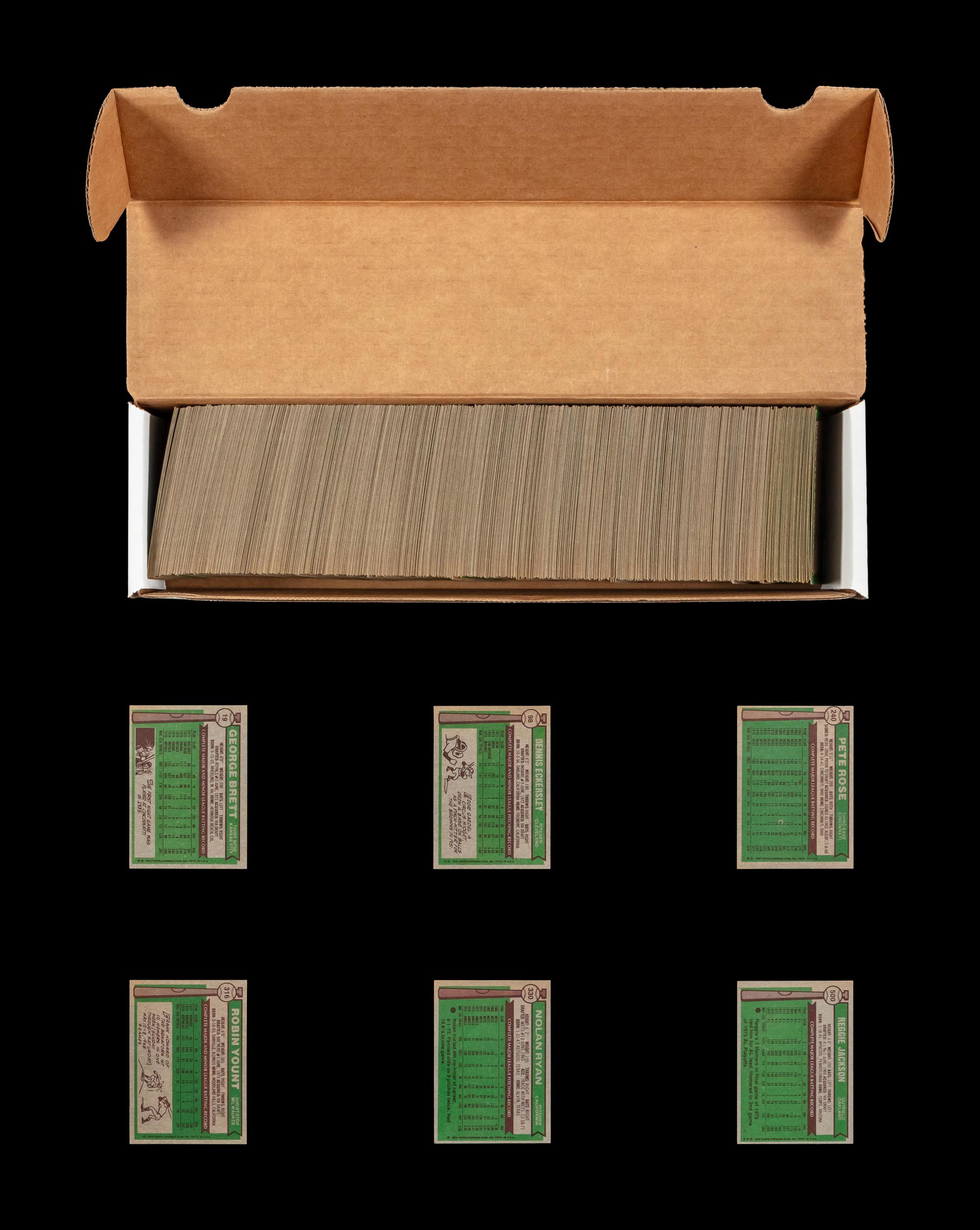 A Complete Set of 1976 Topps Baseball Cards (660/660)