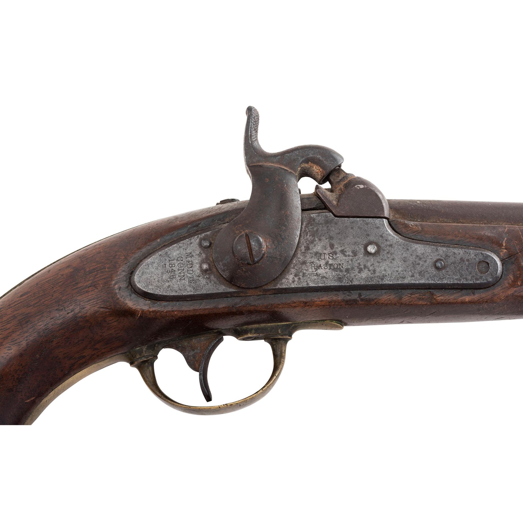 Tack Decorated U.S. Model 1842 Pistol by Aston