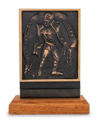 A 1988 John Madden All Madden Team Trophy Awarded to Mike Ditka Formerly Displayed at Mike Ditka's Restaurant