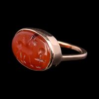 A Graeco-Persian Carnelian Ringstone with a Winged Horse