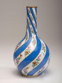 A Turkish Iznik Bottle Vase in the French Taste