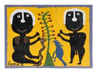 Adam & Eve + Fruit Tree & Bird Snake
