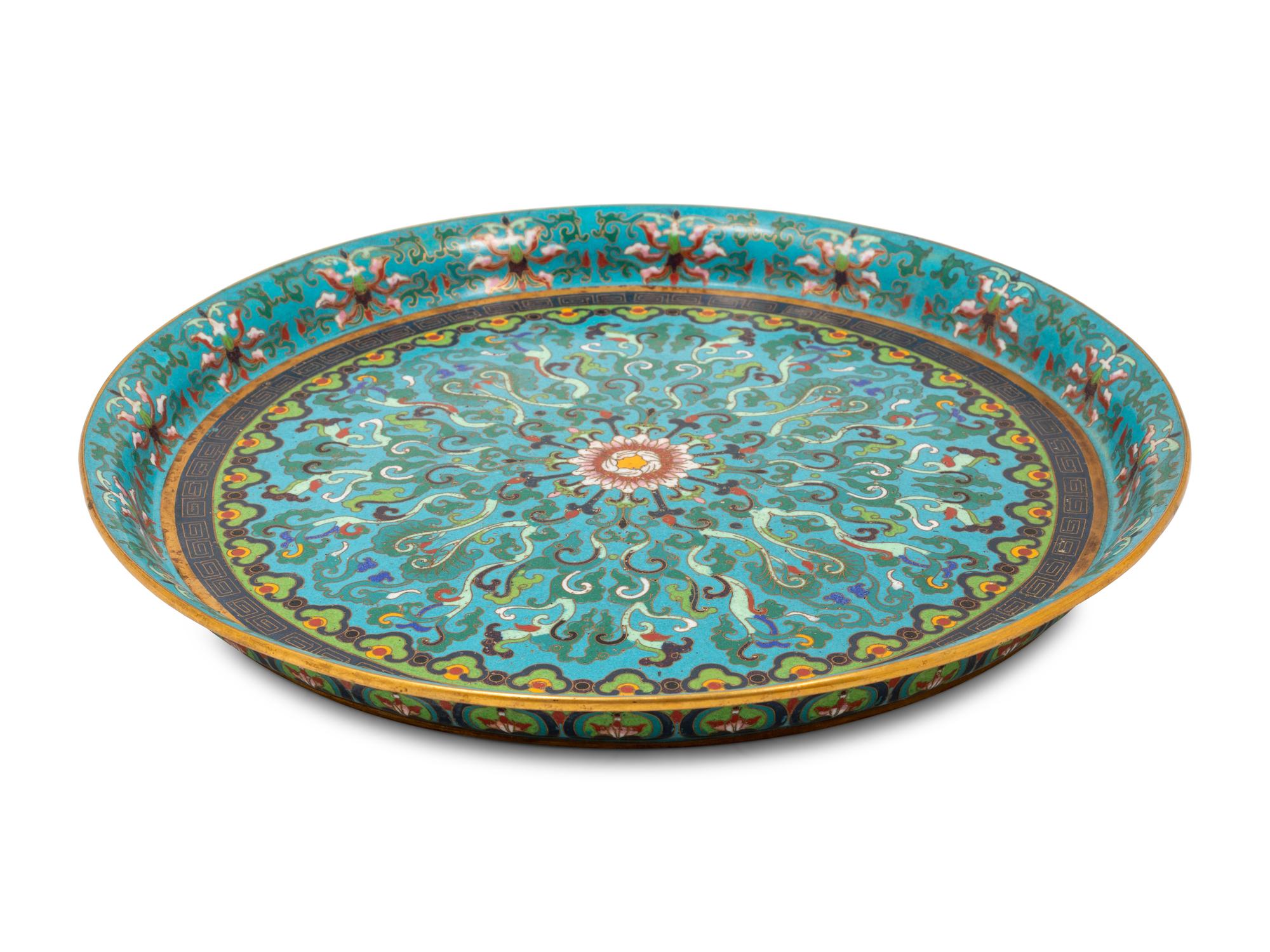 A Cloisonné Platter