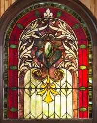 A Leaded Glass Window