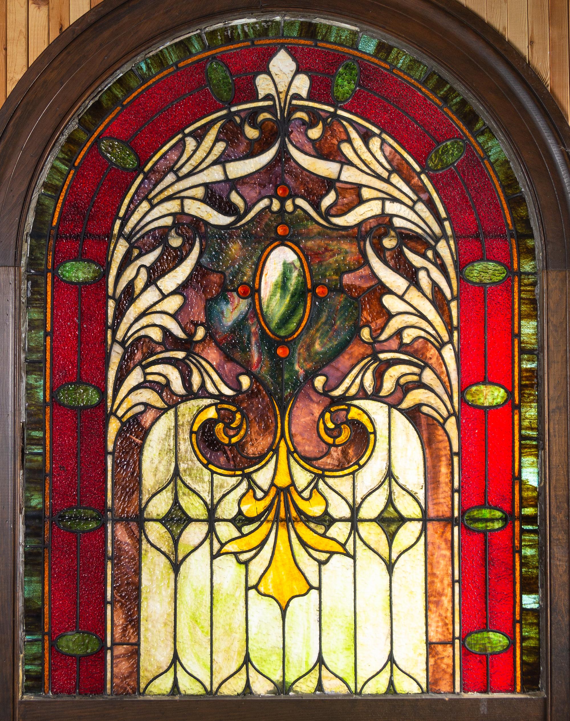 A Leaded Glass Window