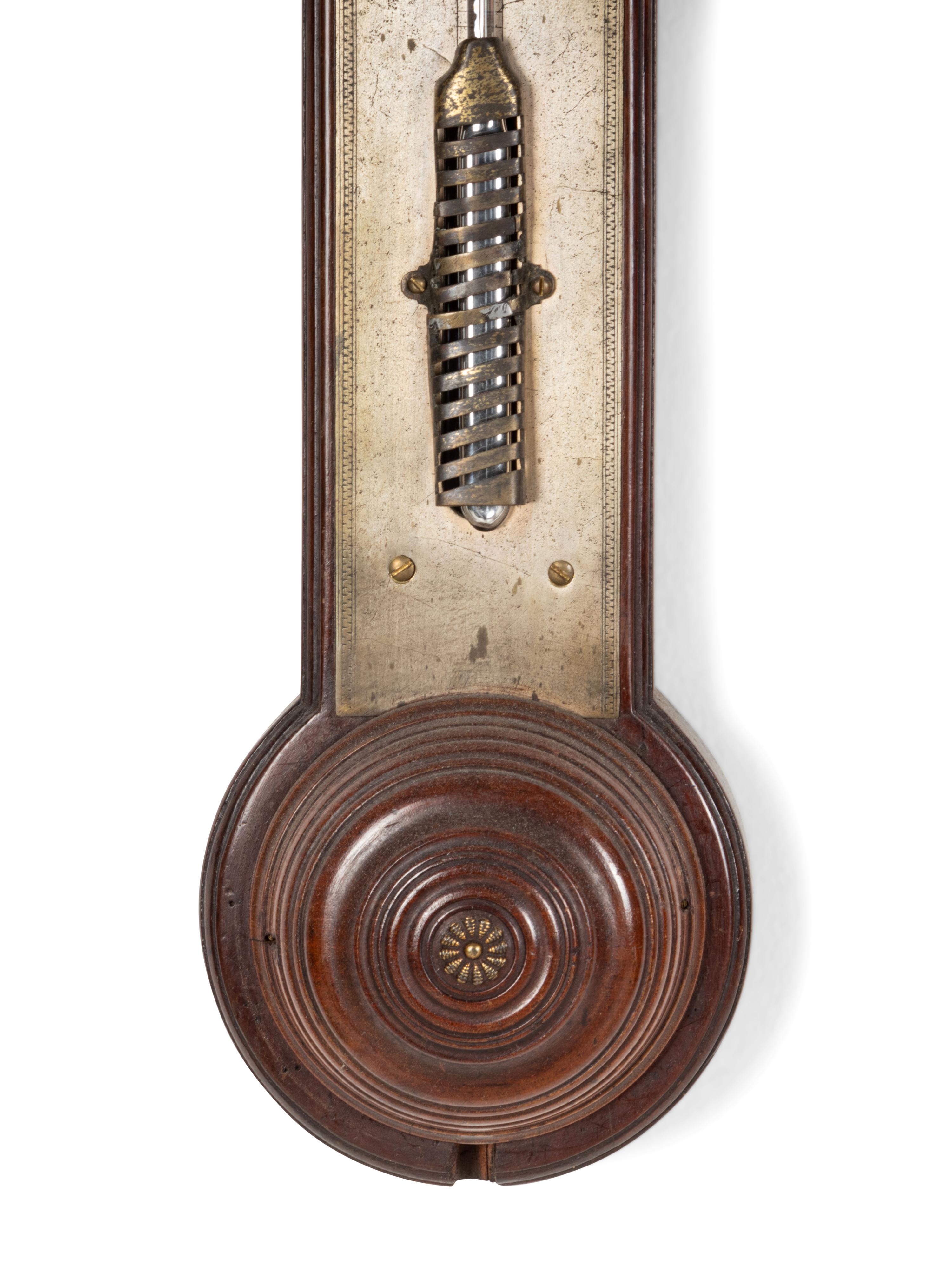 An RegencyMahogany Stick Barometer