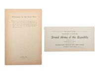 [CIVIL WAR - WISCONSIN]. A group of histories and veteran publications related to Wisconsin in the Civil War, with Medal of Honor recipient provenance, comprising: