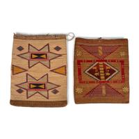 Pair of Nez Perce Corn Husk Flat Bags