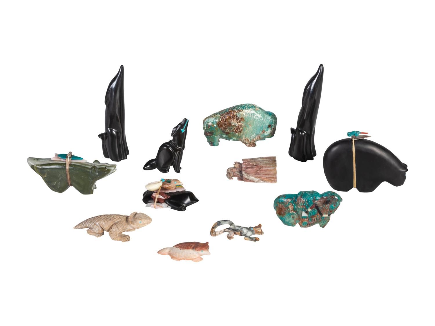Santa Clara, San Ildefonso, and Zuni Miniatures
