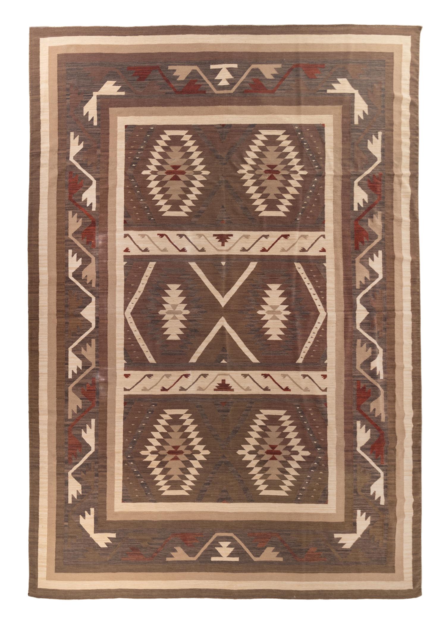 A Southwestern Style Area Rug