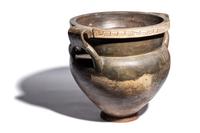 A Lucanian Black-Glazed Column Krater