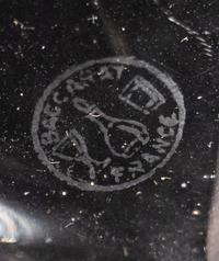 Two Sets of Glass Crescent-Shaped Side Plates