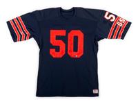 A Group of Seven Chicago Bears Signed Items Including Gale Sayers and Dick Butkus Jerseys (BAS Beckett Authentication Services Certified),
