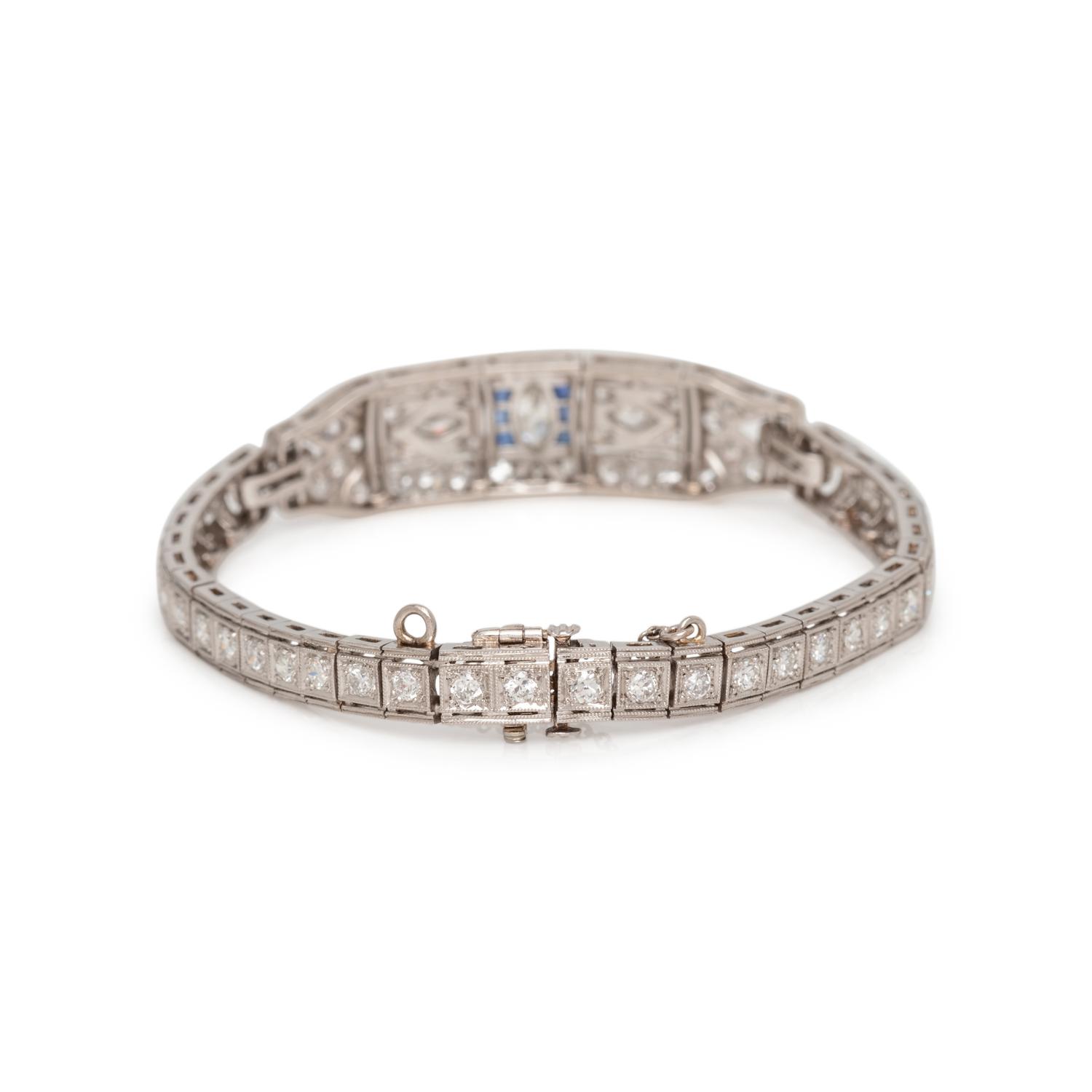 ART DECO, DIAMOND BRACELET