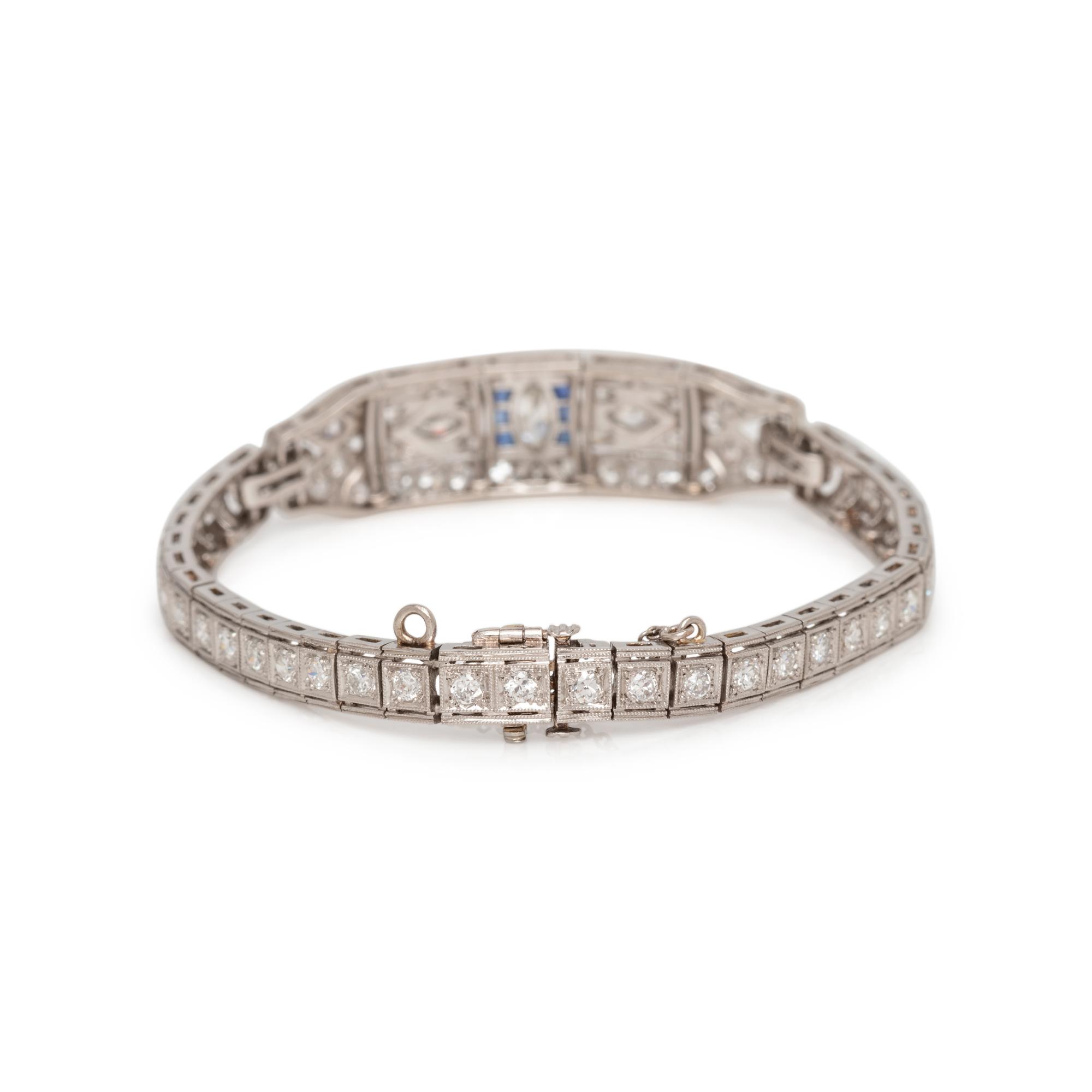 ART DECO, DIAMOND BRACELET