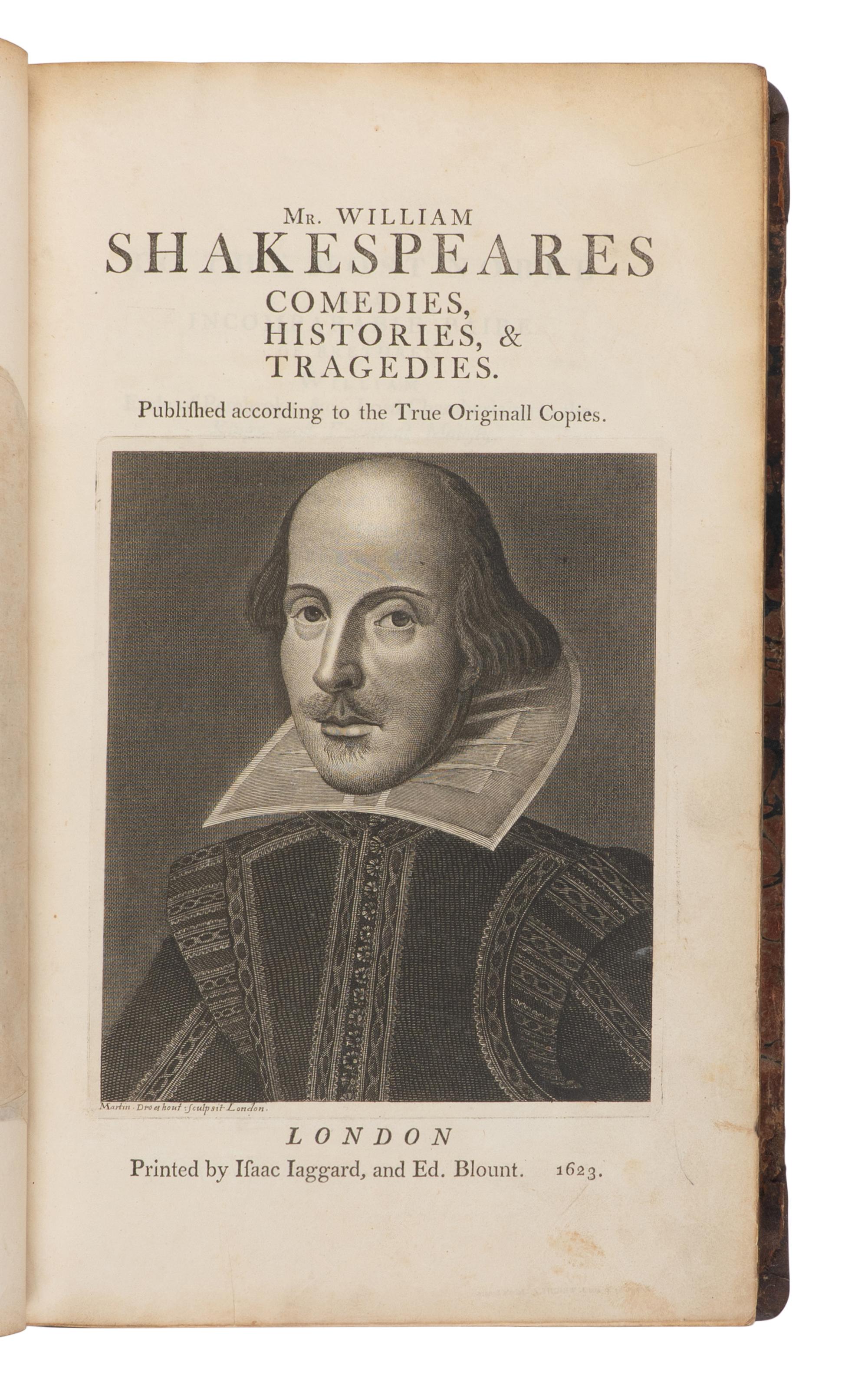 SHAKESPEARE, William (1564-1616). Comedies, Histories, & Tragedies . [London: E. & J. Wright, 1807].
