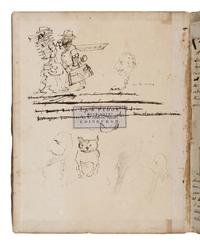 [Travel & Exploration - Challenger Expedition]. Channer, Arthur (1852-1929). Manuscript log and sketchbook kept as Sub-Lieutenant aboard H.M.S. Challenger during its pioneering scientific circumnavigation, 14 September 1873-April 1874.