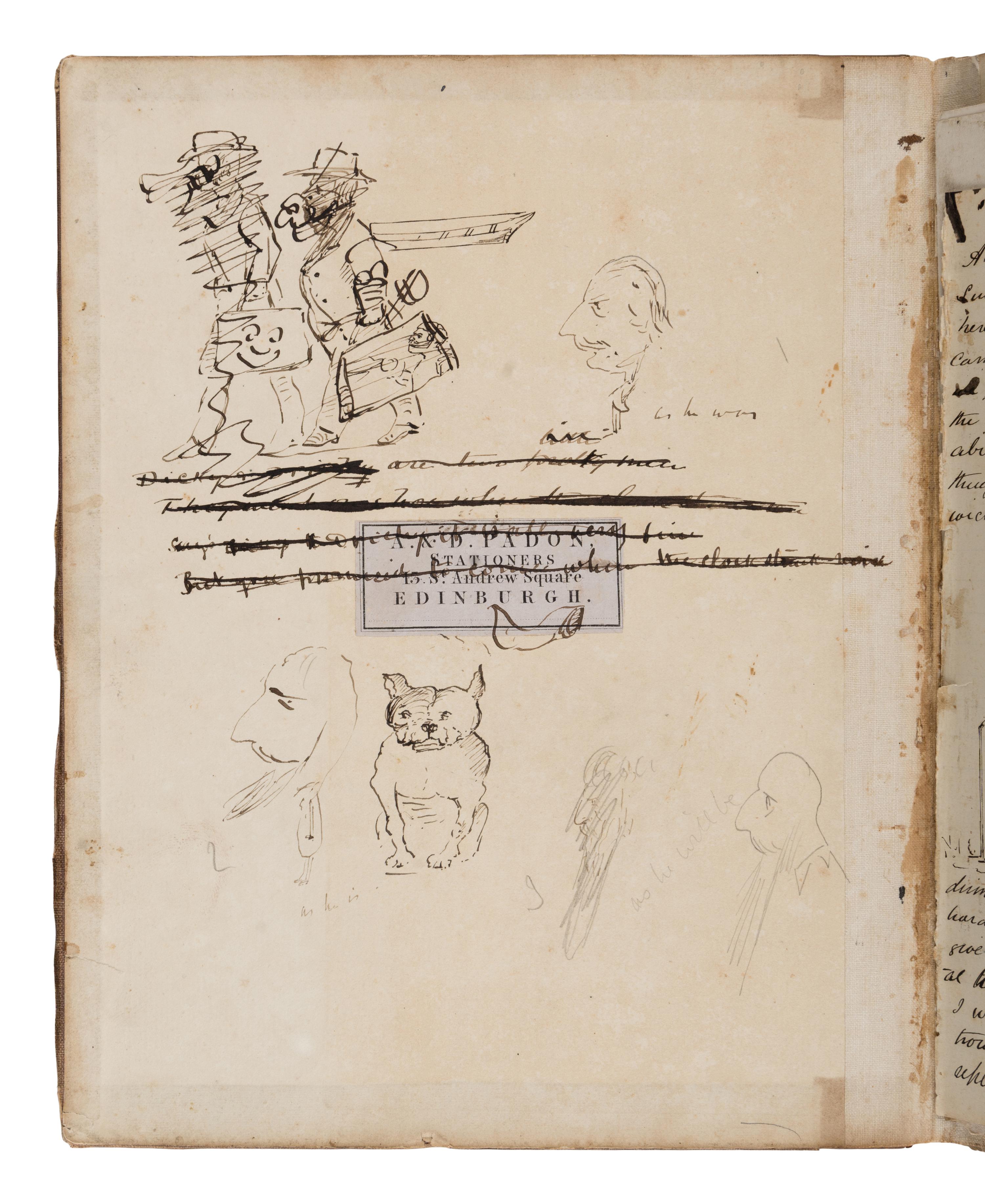 [Travel & Exploration - Challenger Expedition]. Channer, Arthur (1852-1929). Manuscript log and sketchbook kept as Sub-Lieutenant aboard H.M.S. Challenger during its pioneering scientific circumnavigation, 14 September 1873-April 1874.