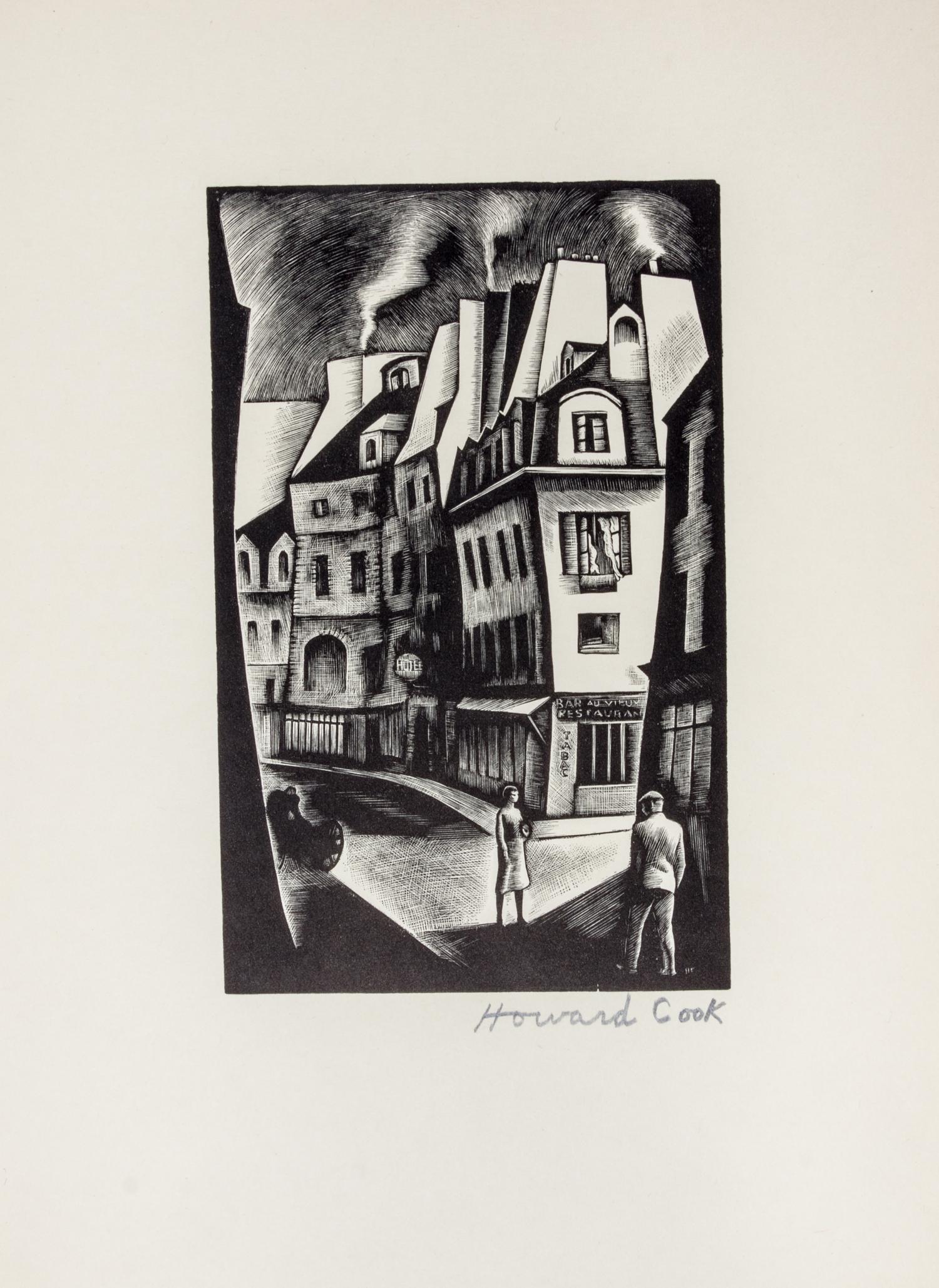 Howard Norton Cook, (American, 1901-1980), Paris Street, 1930