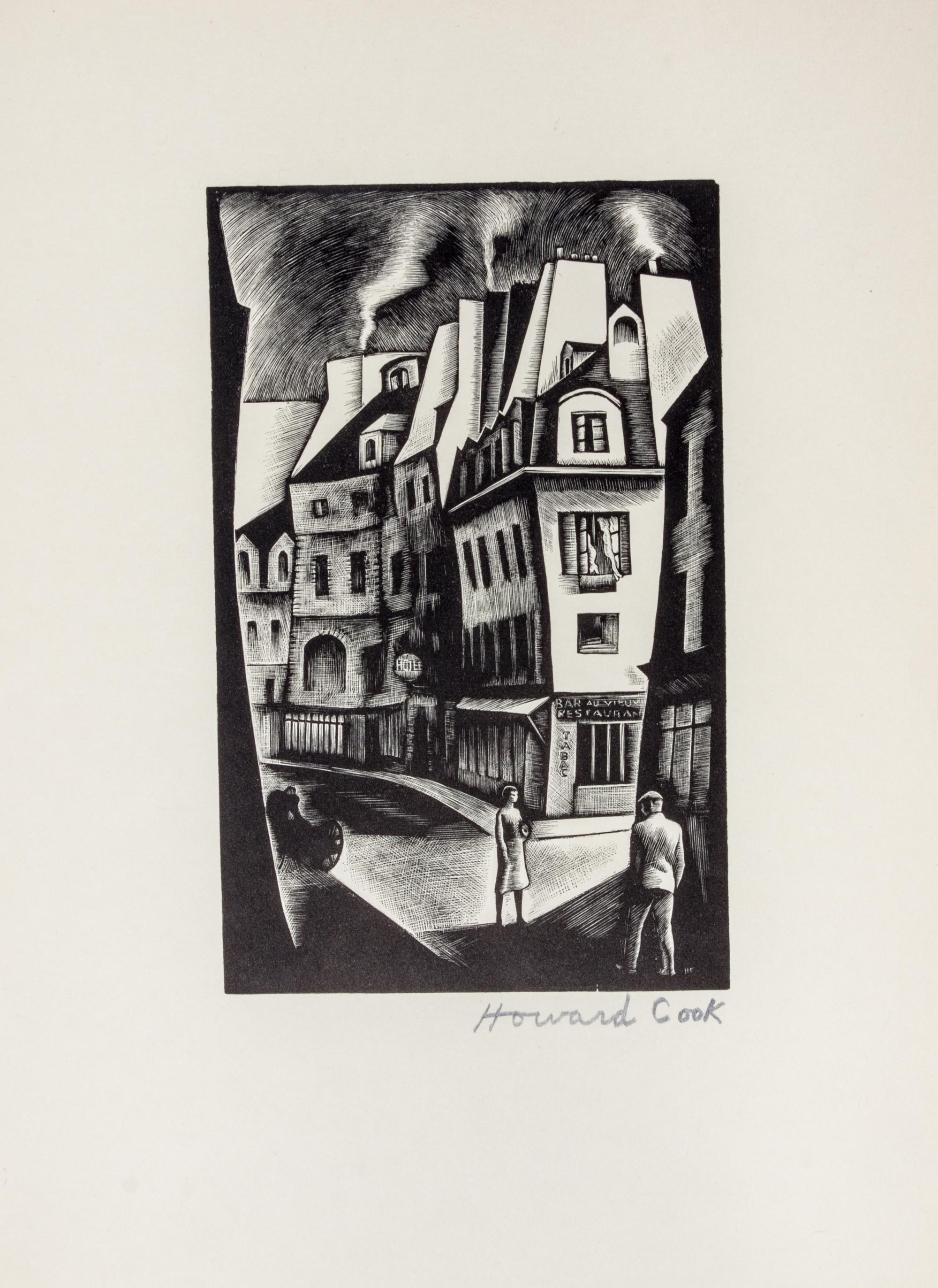 Howard Norton Cook, (American, 1901-1980), Paris Street, 1930