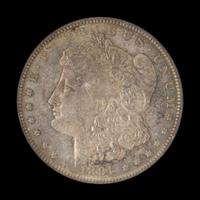 A United States 1891-CC Morgan Silver Dollar Coin
